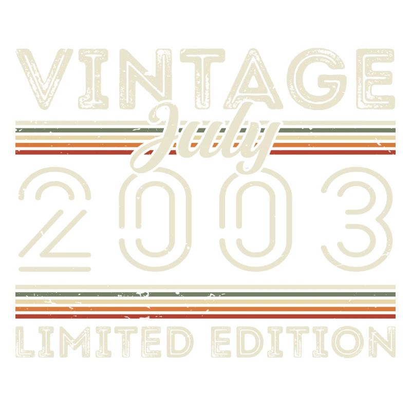 Juli 2003 Juli Geburtstagsgeschenk Juli 2003