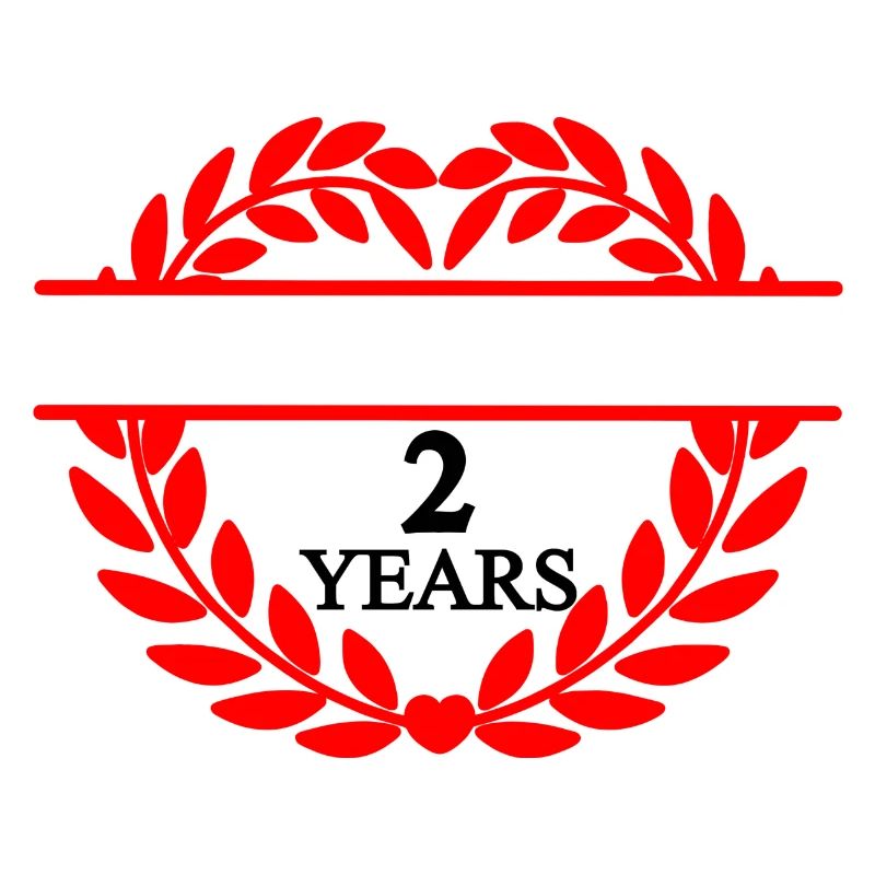 Lorbeerkranz Herzform 2 Jahre