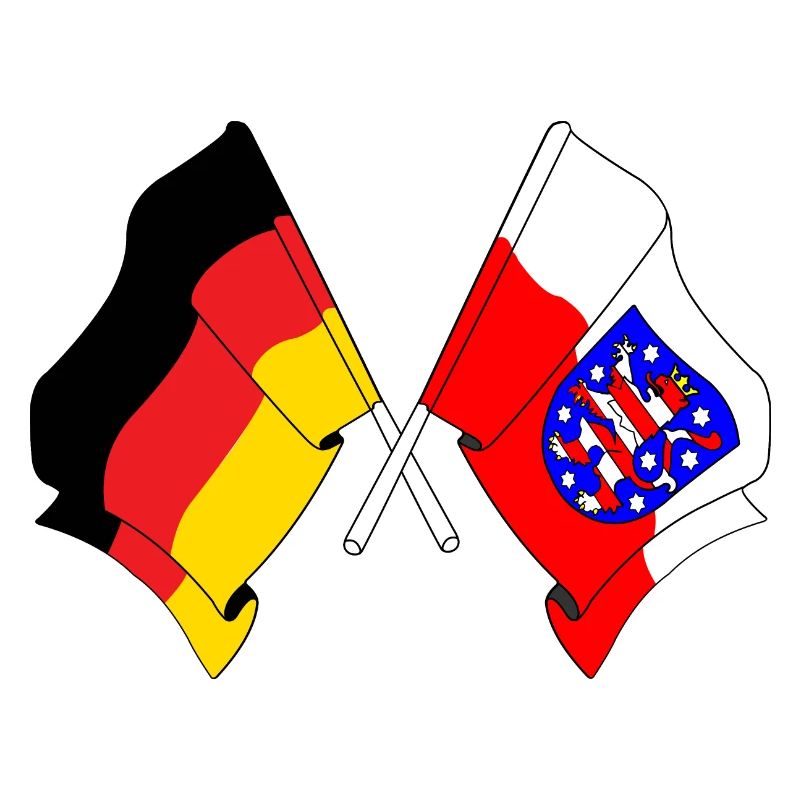 Flag Germany Thuringia