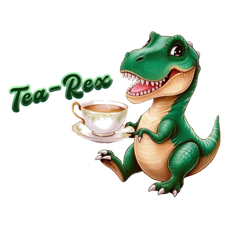 Tea-Rex |T-Rex | Rex | Dinosaur | Pun