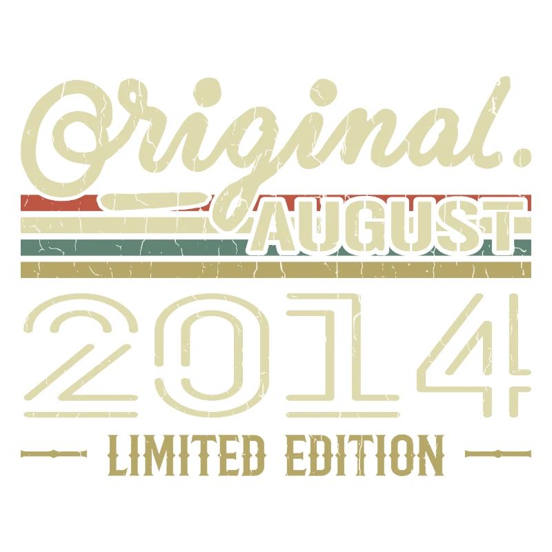 August 2014 Birthday August 2014 August 2014 Retro
