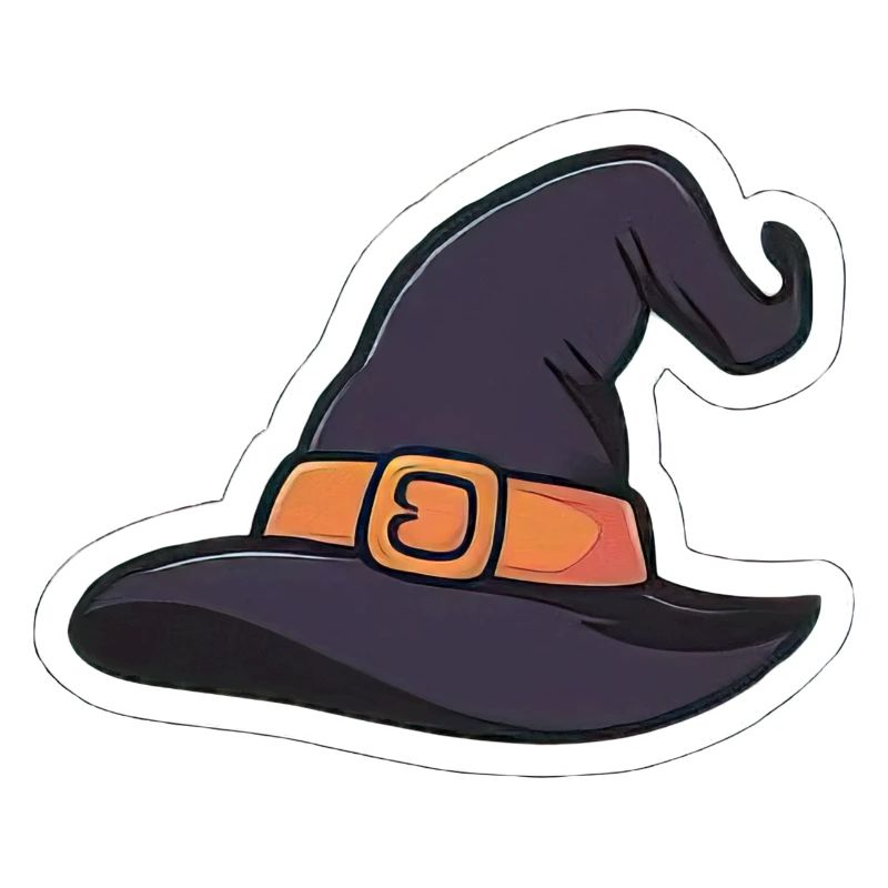 Cute Witch Hat Sticker