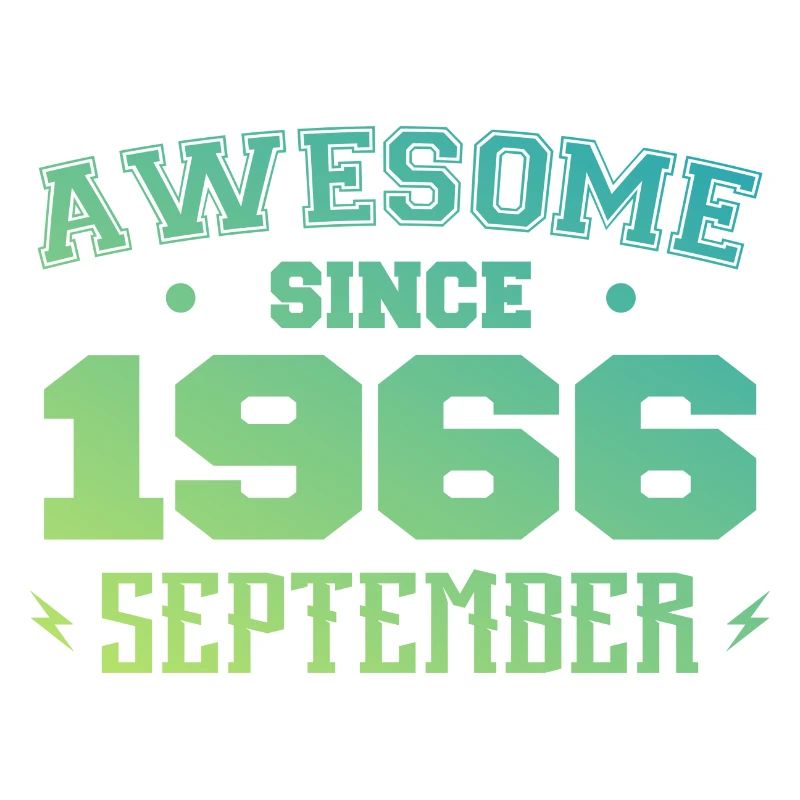 September 1966 Birthday Gift September 1966