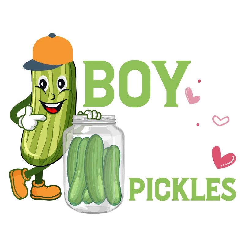 Juste un garçon qui aime les cornichons Aneth Concombre végétalien