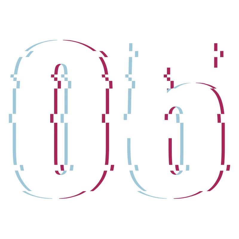 Five 5 Five 05 Number Effect Distorted Number