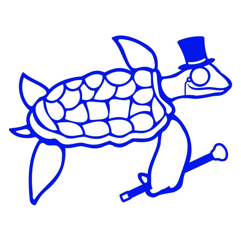 Mr. Turtle Sir Monocle Top Hat Rich