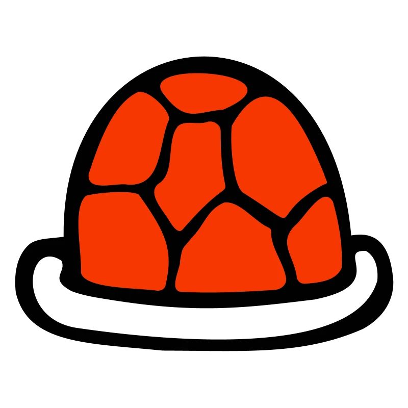 Turtle shell without turtle cute shell