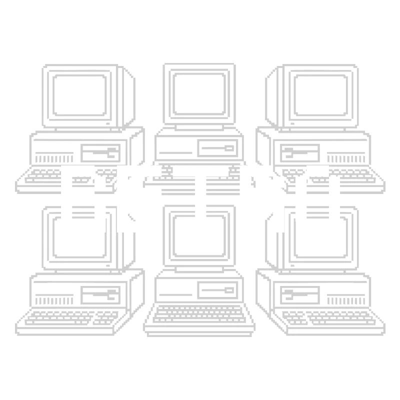 Rétro grille informatique techno