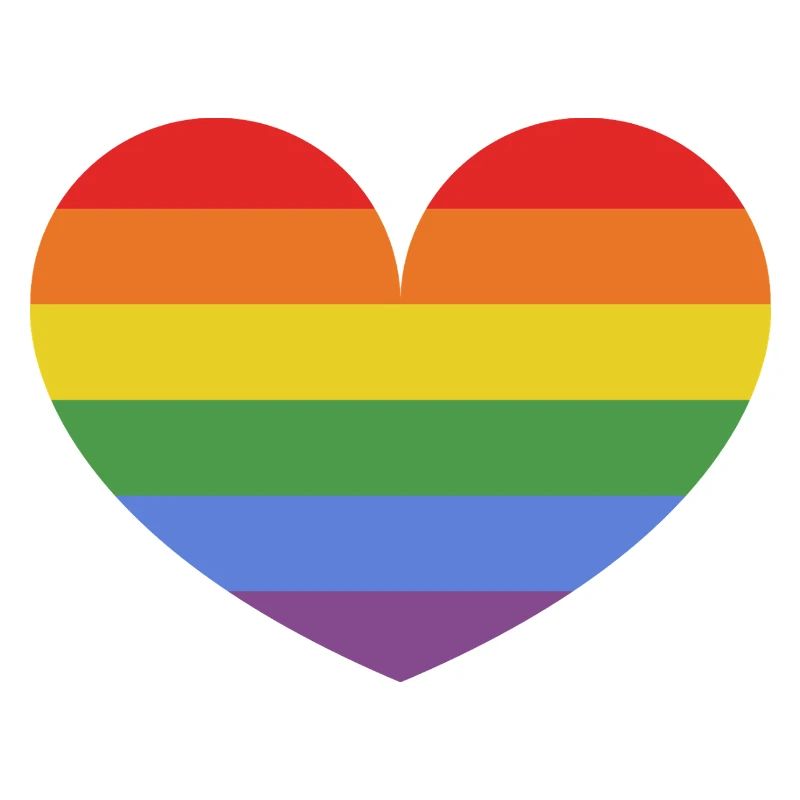 Rainbow heart