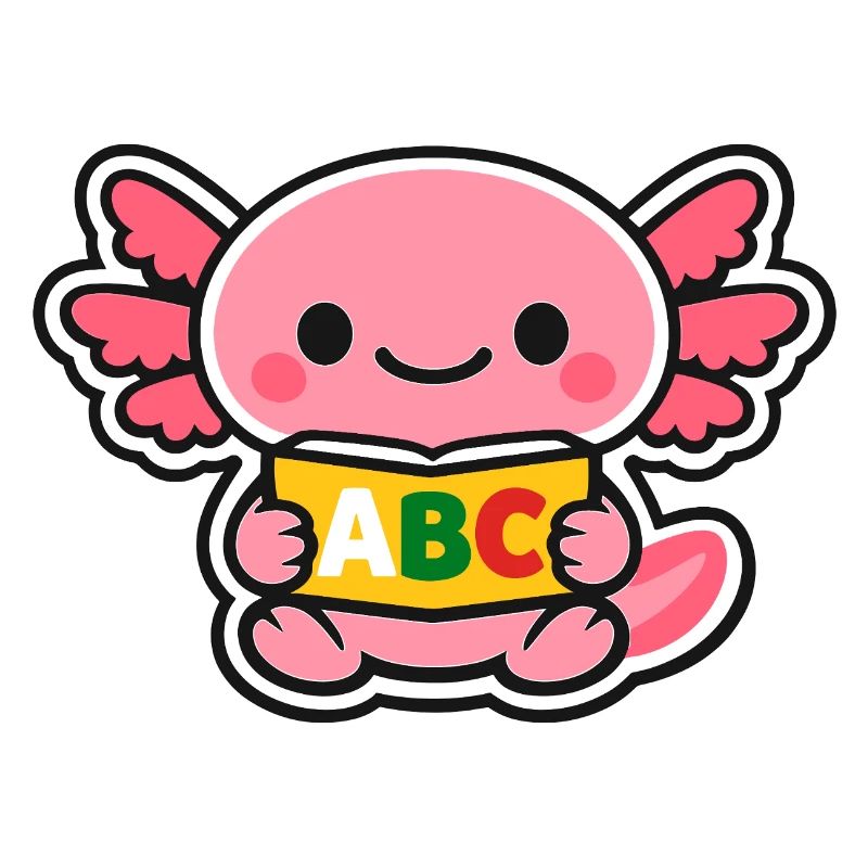 ABC axolotl with wings