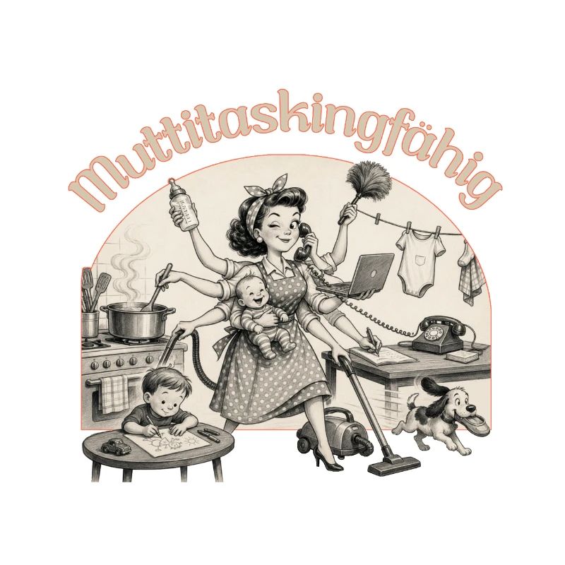 Multitasking? Nein. Muttitasking - Chaos? Läuft!