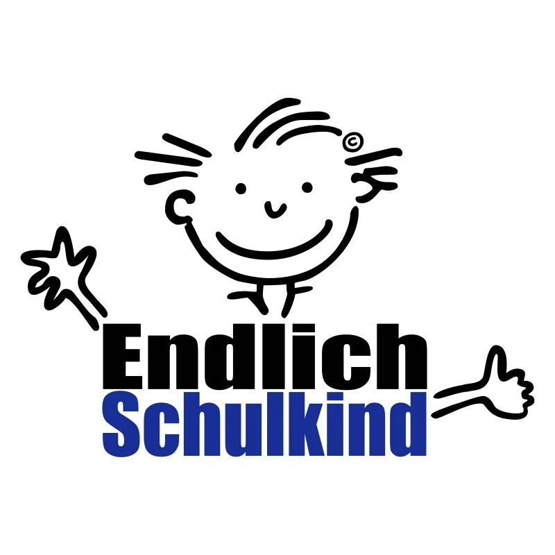 Junge: Endlich Schulkind