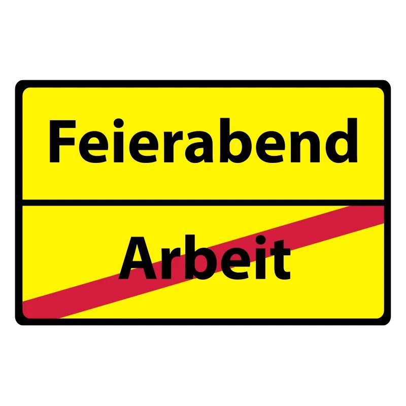 Arbeit Feierabend