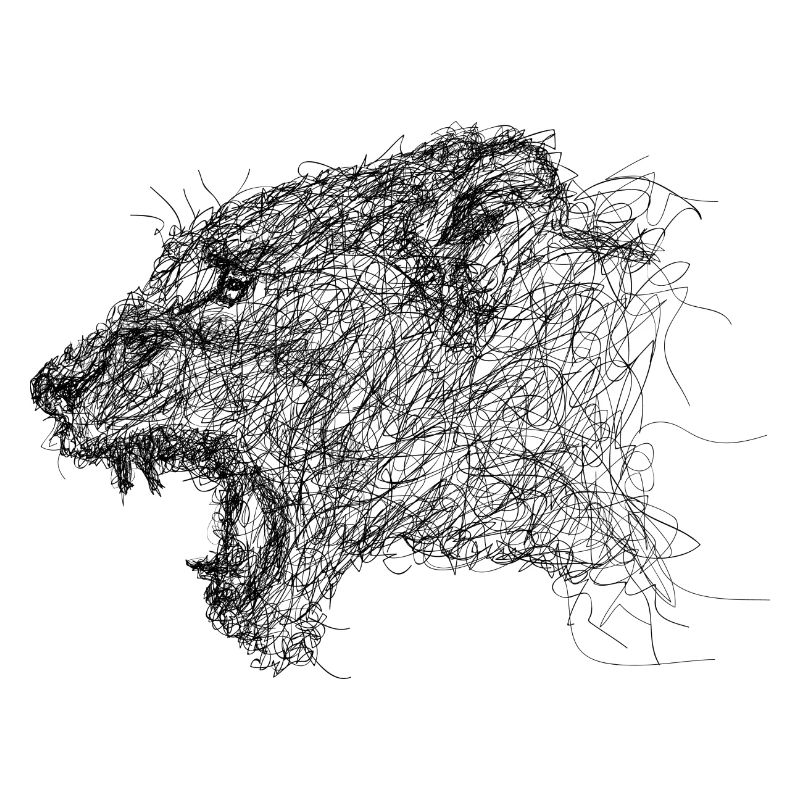 Löwin Scribble