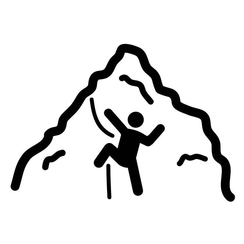 bergsteiger climbing