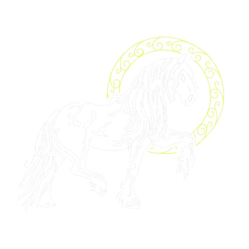 Friese Horse Pride Funny Circle Gold Ring Gift