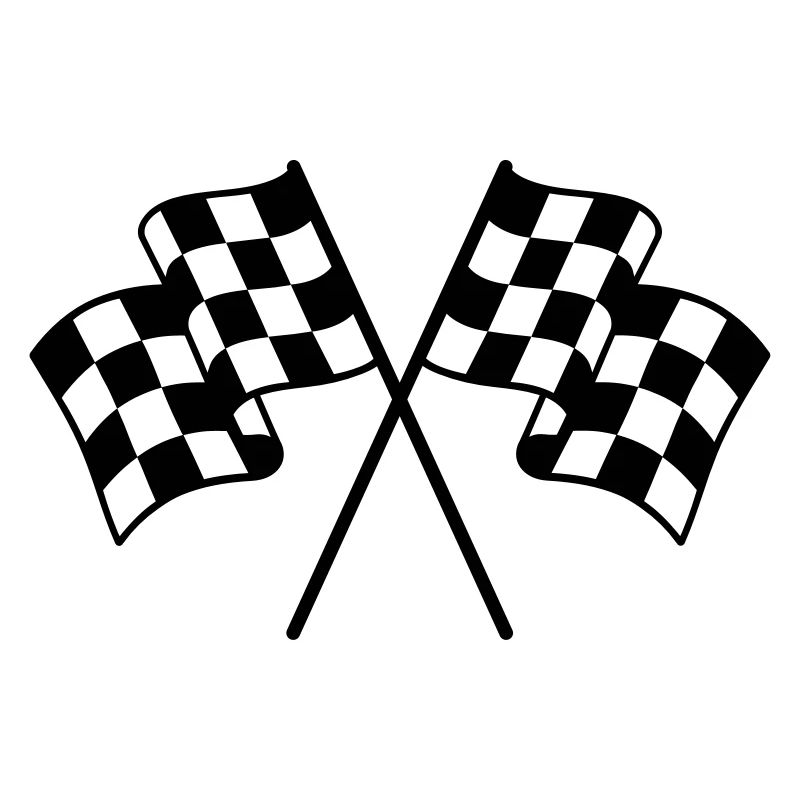 Drapeaux à Damier 1 couleur