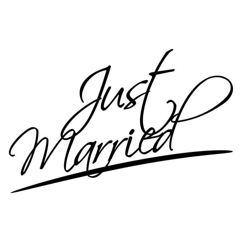 Just Married Logo Design