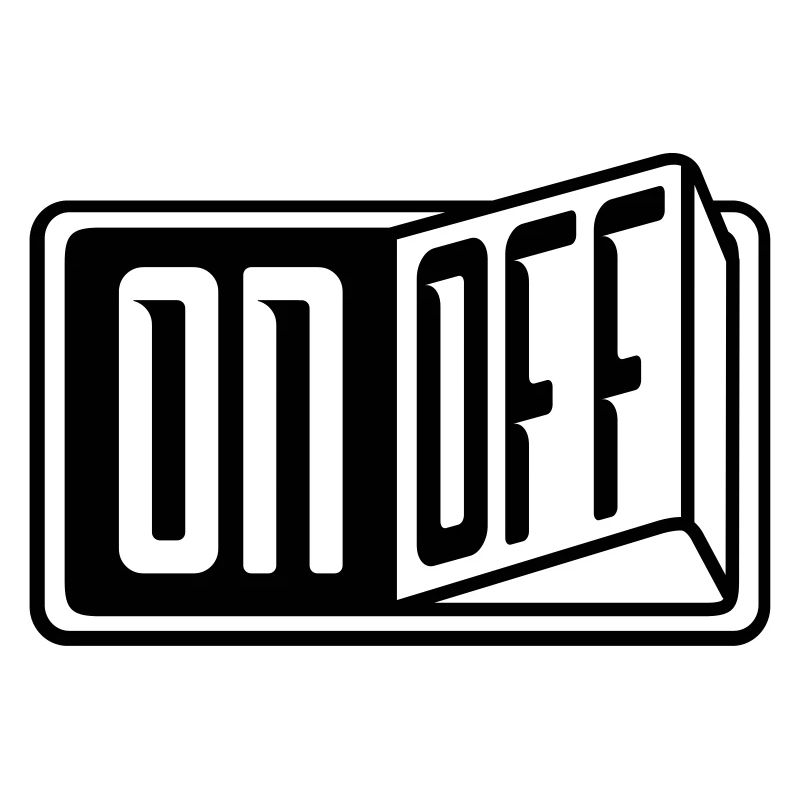 switch on off button turn on off