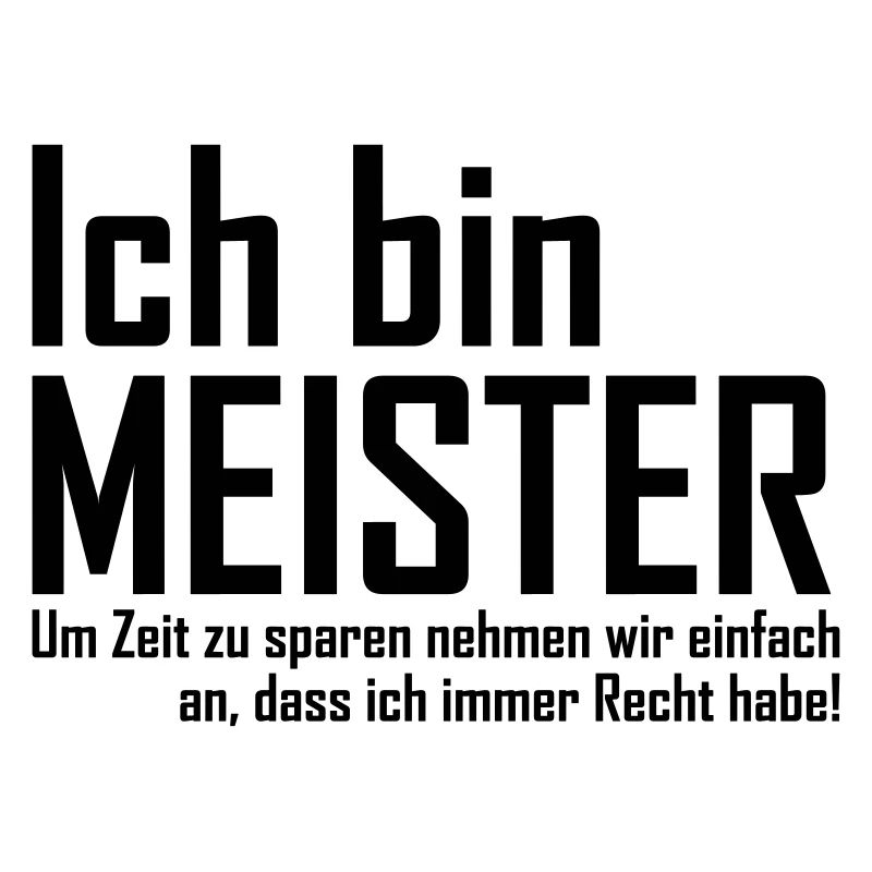 ich bin meister