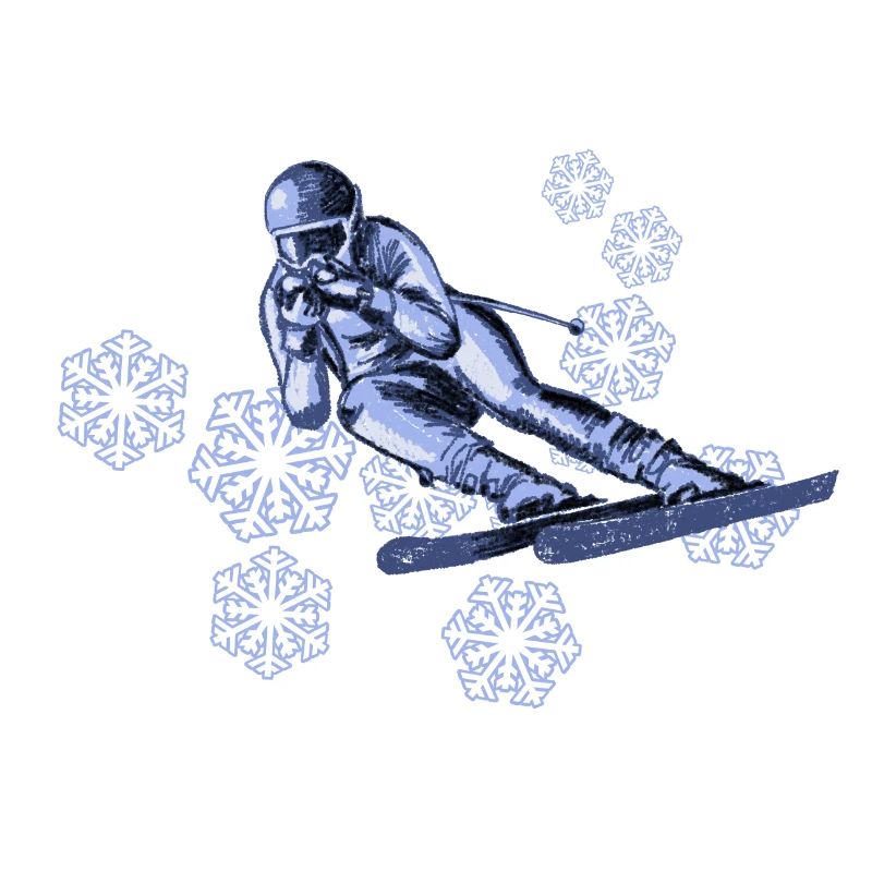 skiing