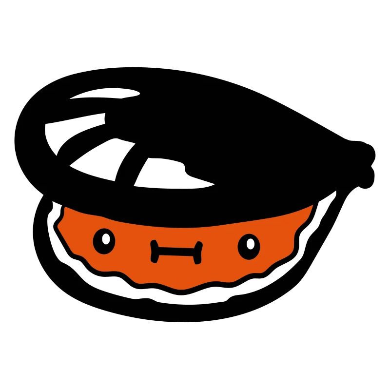 small suesse shell with face