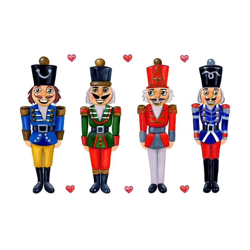 FOUR FUNNY NUTCRACKERS
