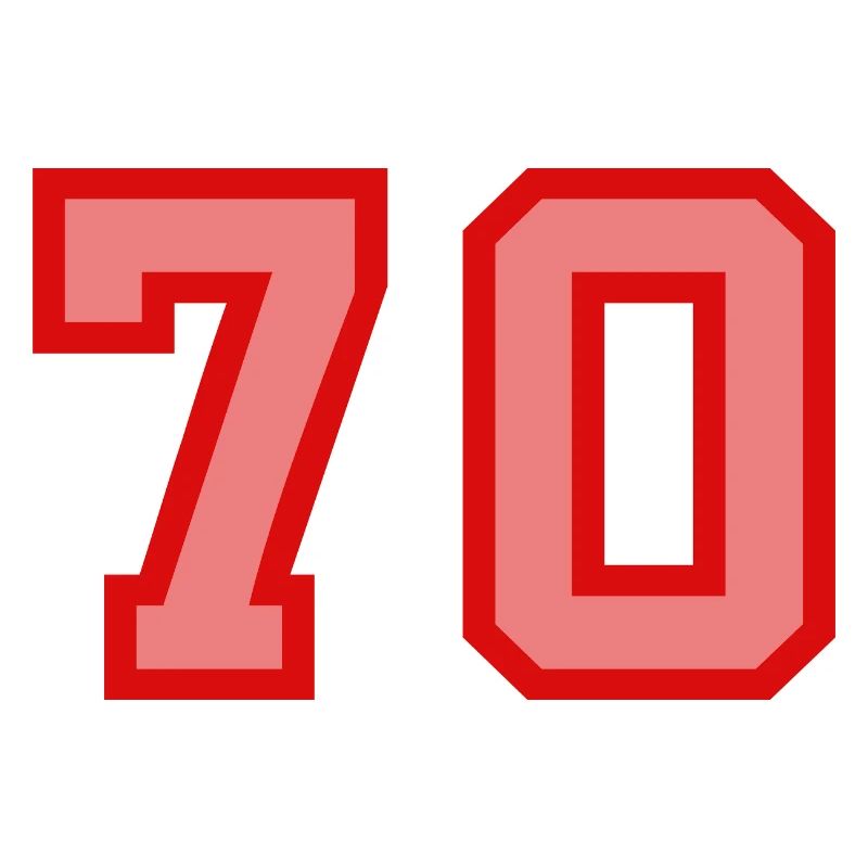 Cool Retro Retrostyle Jersey Number Back Number