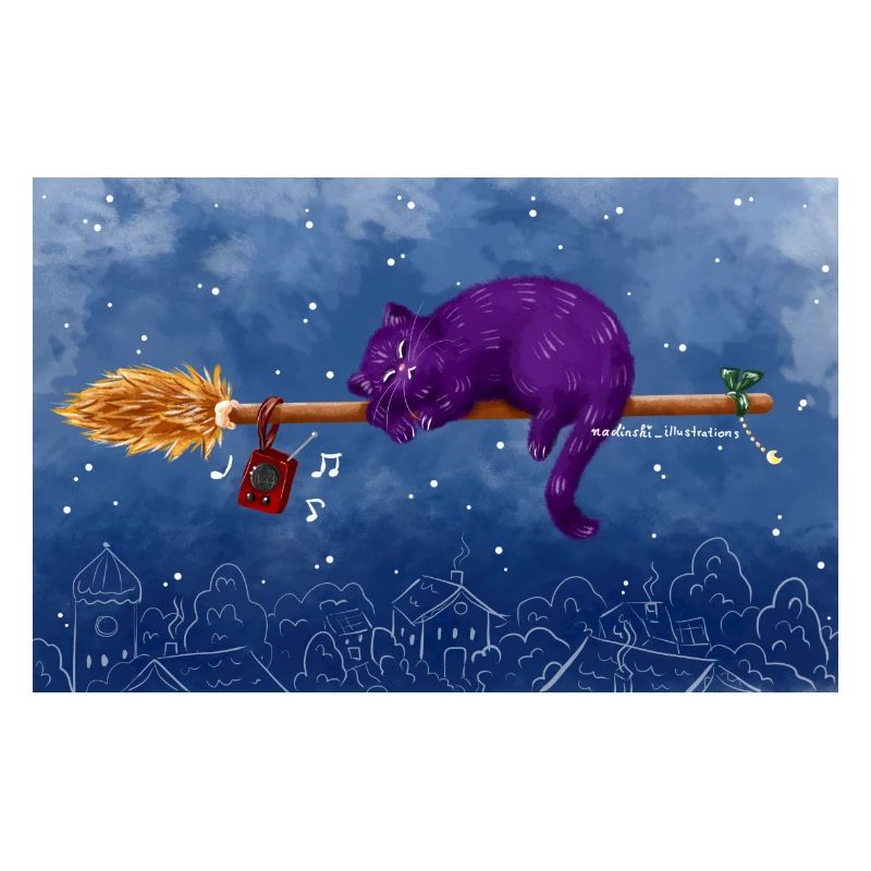 Flying cat