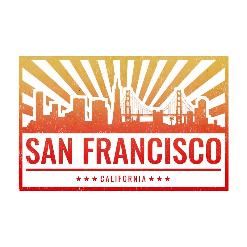 San Francisco Skyline Gradient