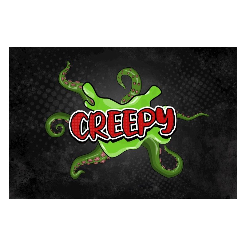 Effrayant Halloween Style Graffiti Lettrage