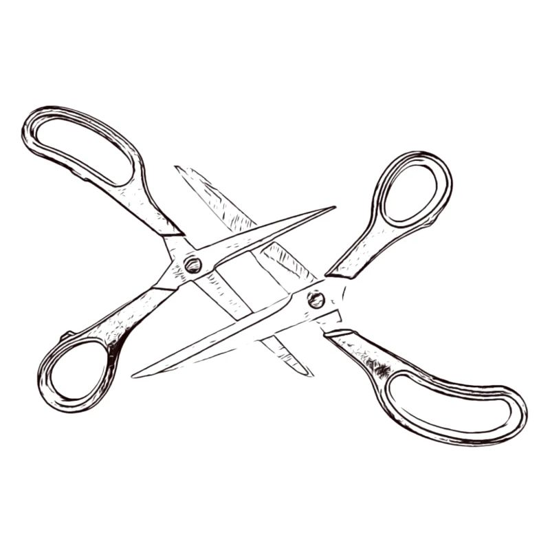 Two scissors