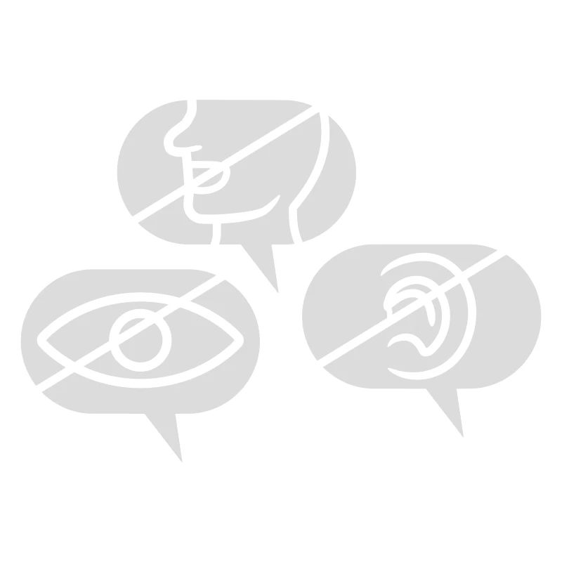 No seeing Hearing speak