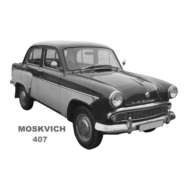 Moskvich 407 URSS Russie Oldtimer Ostalgie