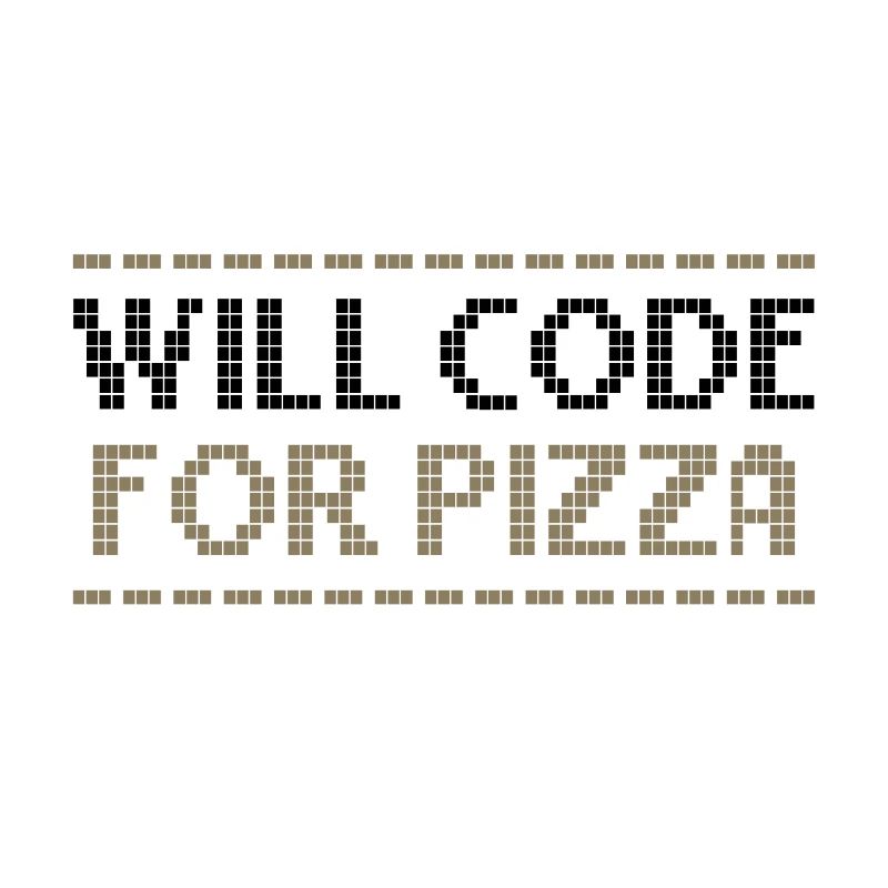 Computercodierung codiert für Pizza-Programmierer