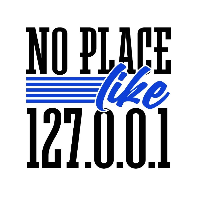 Programmierer Geschenk Kein Ort wie 127.0.0.1 Computer