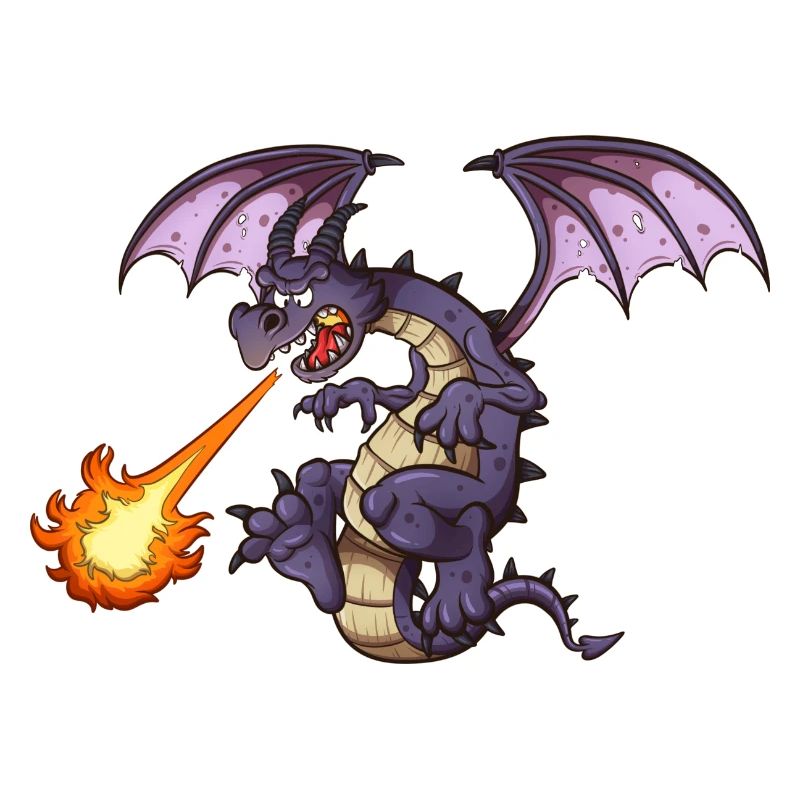 Wütender Drache