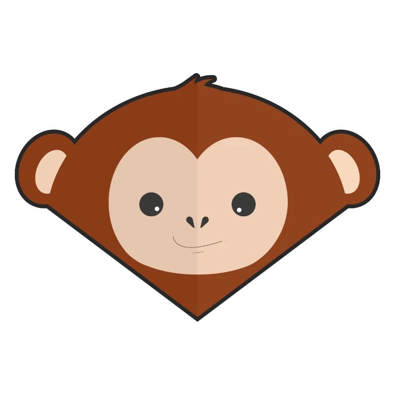 Singe simple mignon