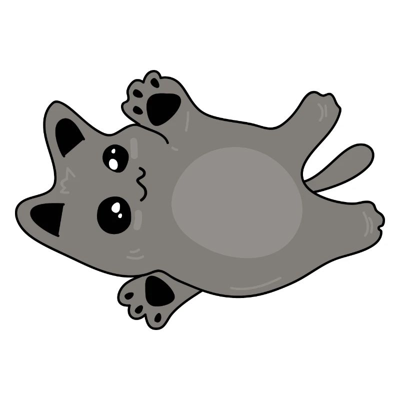 mignon bébé chat gris