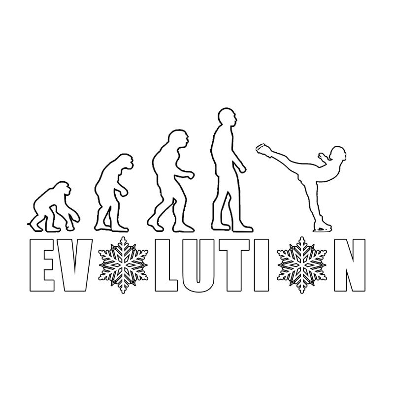 EVOLUTION EISKUNSTLAUF WINTER SCHNEE