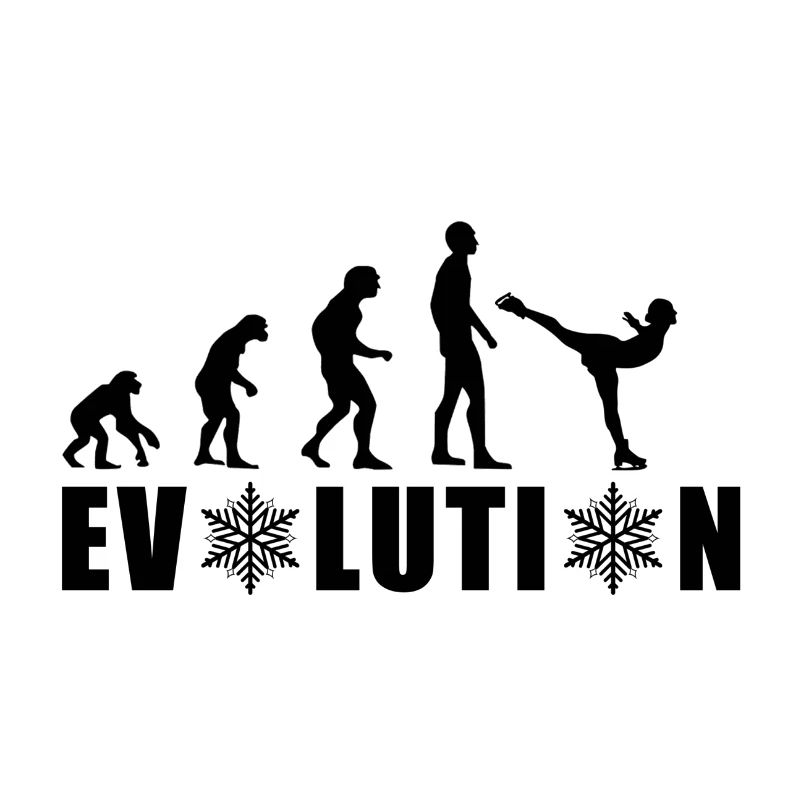 EVOLUTION FIGURE SKATING WINTER SNOW