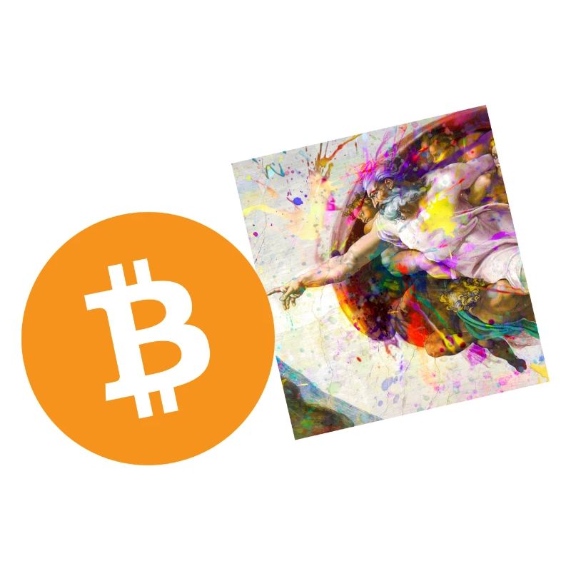 Krypto Creation Hand 6 Bitcoin BTC