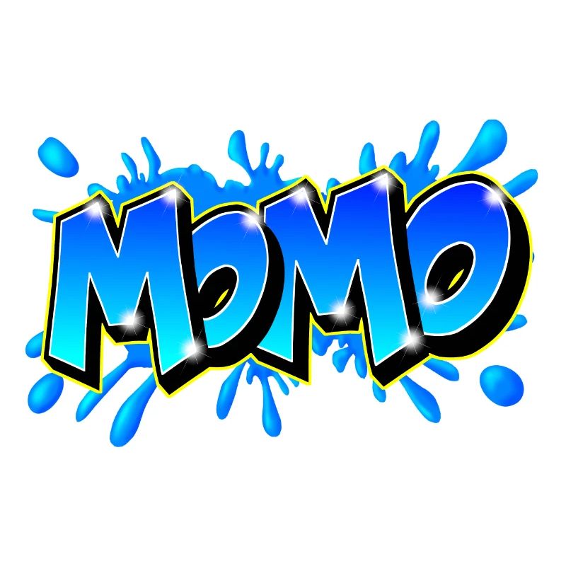 Graffiti Name MOMO printable on evrything