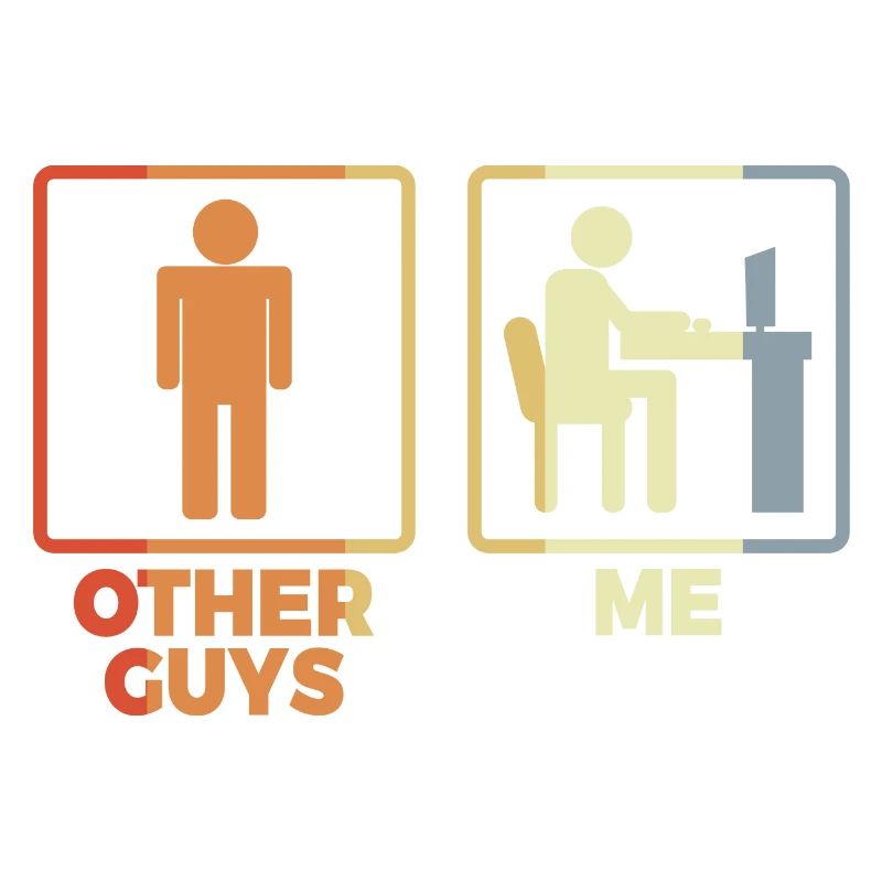 Programmer stick figure