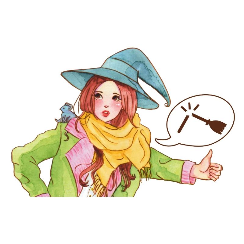 Witch hitchhiker's guide - broom is broken!