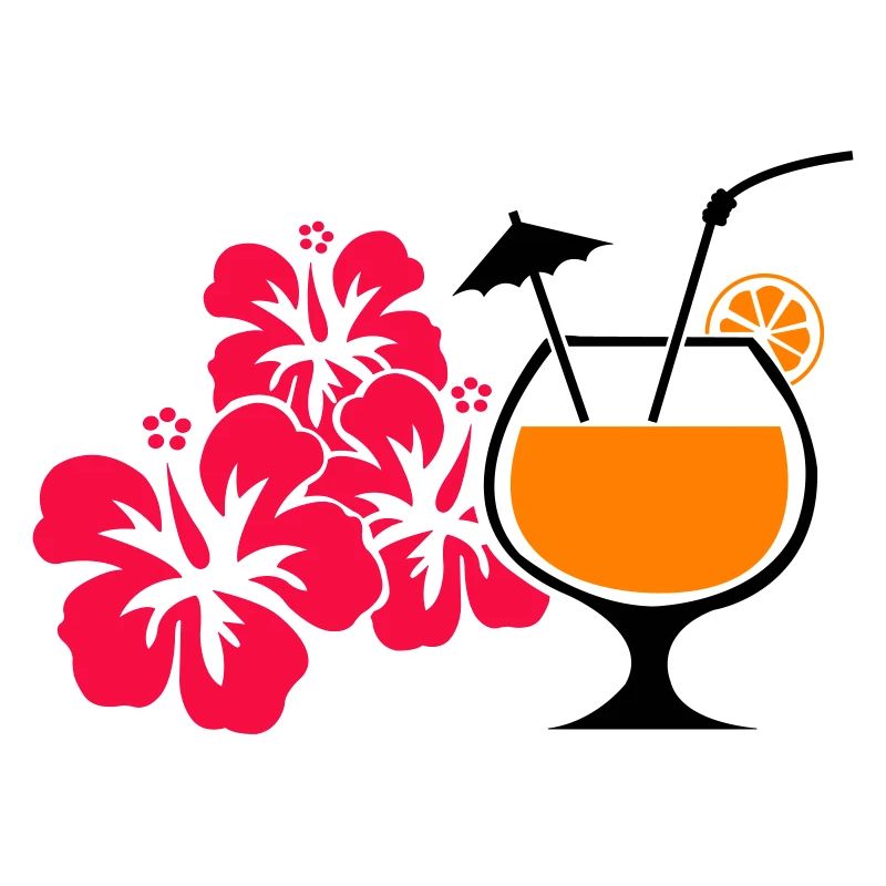 Boisson cocktail à l’hibiscus d’Hawaï