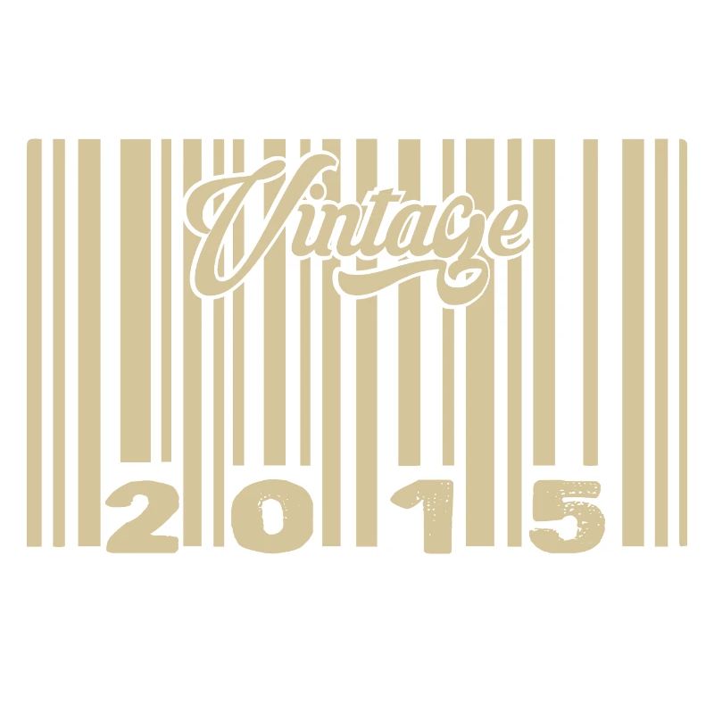 vintage 2015 Code barre 2015: Année 2025.