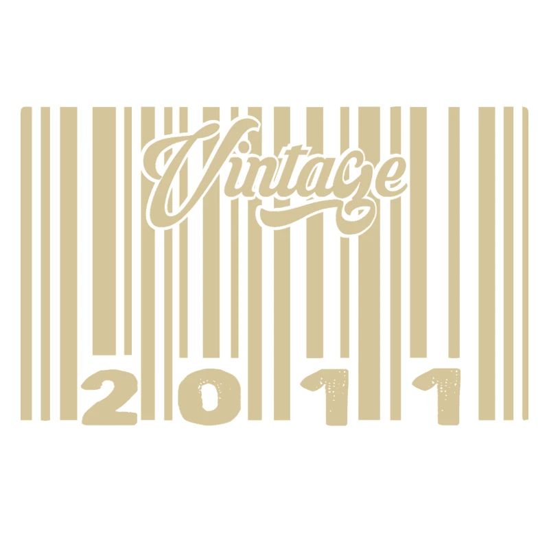 vintage 2011 Code barre 2011: Année 2025.