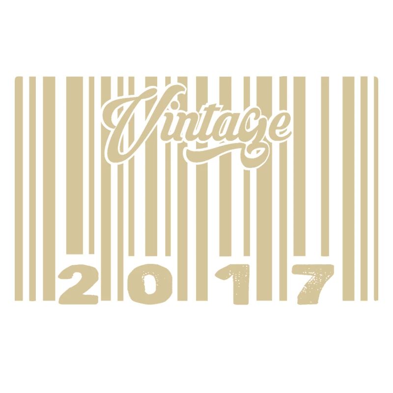 vintage 2017 Code barre 2017: Année 2025.