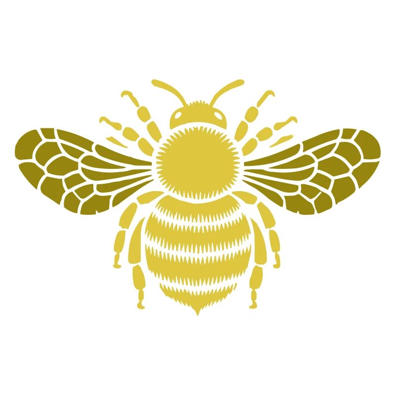 Golden Bee Pattern